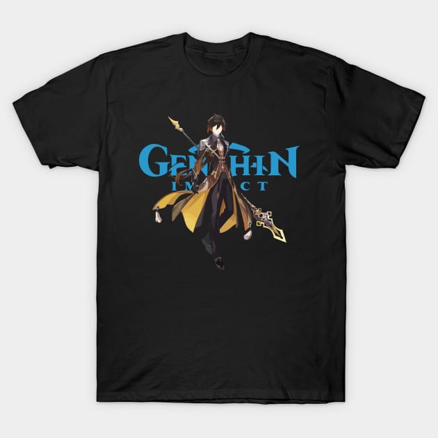 Genshin Impact Zhongli T-Shirt by Rendigart